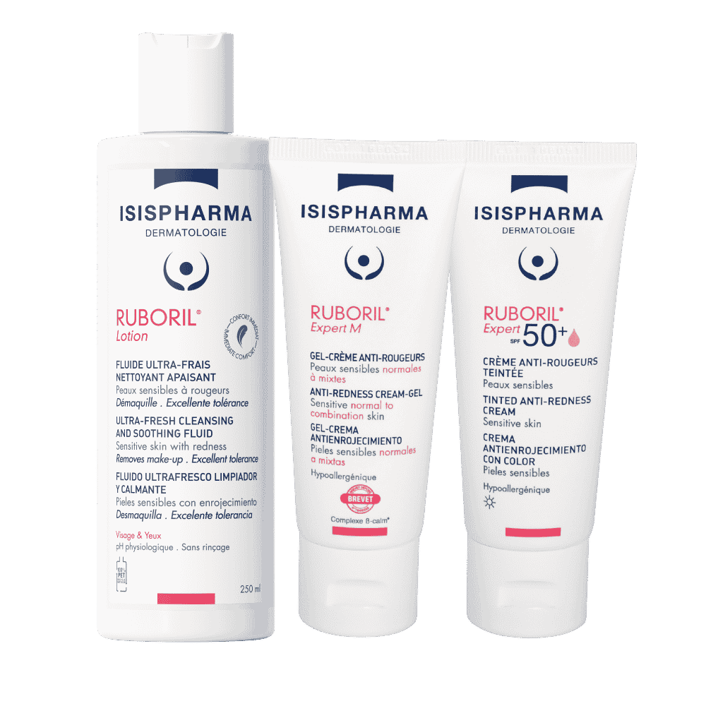 Set Anti-roseata Ten Mixt-Gras (SPF nuanta mediu)