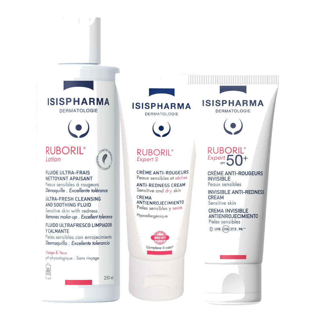 Set Anti-roseata Ten Normal-Uscat (SPF nuanta invizibil)