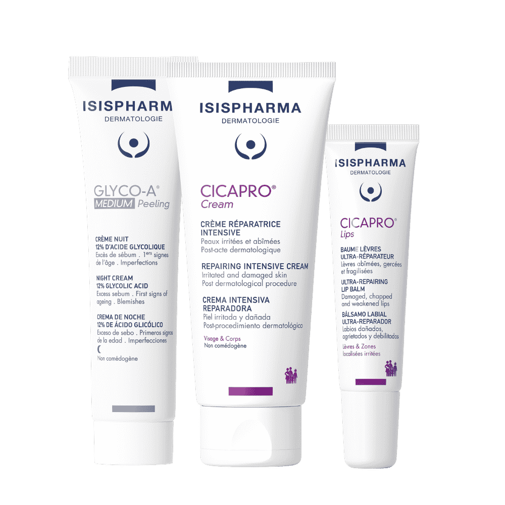 Set Exfoliere si Reparare – ten luminos si refacut