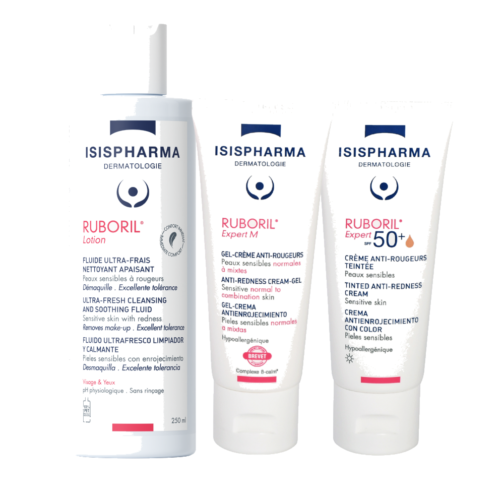 Set Anti-roseata Ten Mixt-Gras (SPF nuanta mediu)