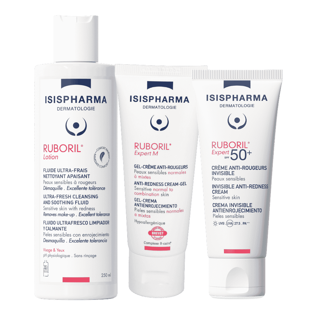 Set Anti-roseata Ten Mixt-Gras (SPF nuanta invizibil)