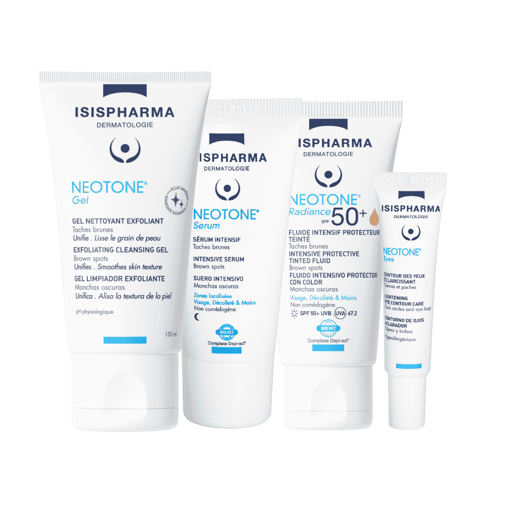 Set Pete Pigmentare Complet + anti-cearcan (SPF nuanta medie)
