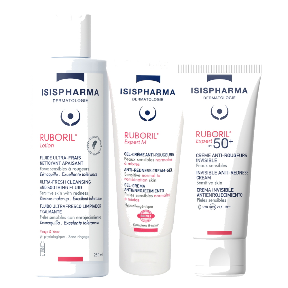 Set Anti-roseata Ten Mixt-Gras (SPF nuanta invizibil)