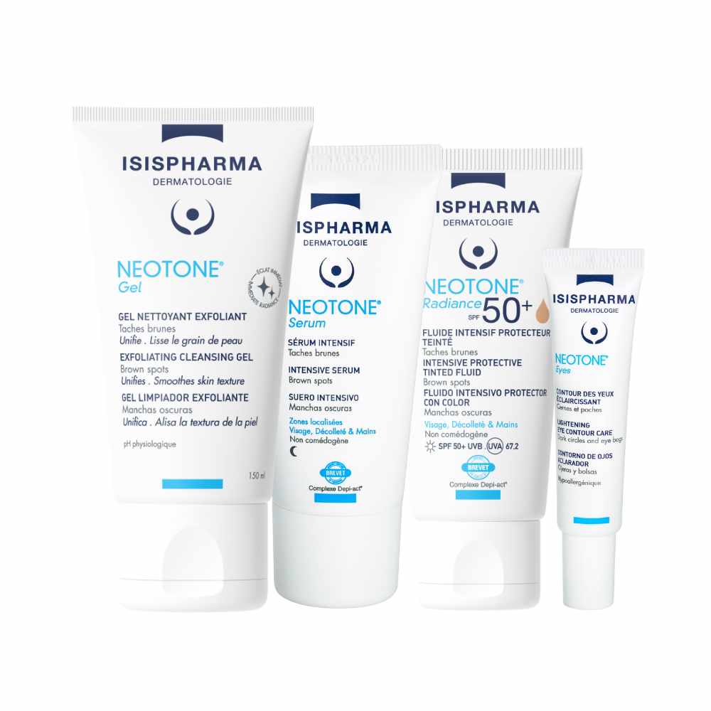 Set Pete Pigmentare Complet + anti-cearcan (SPF nuanta medie)