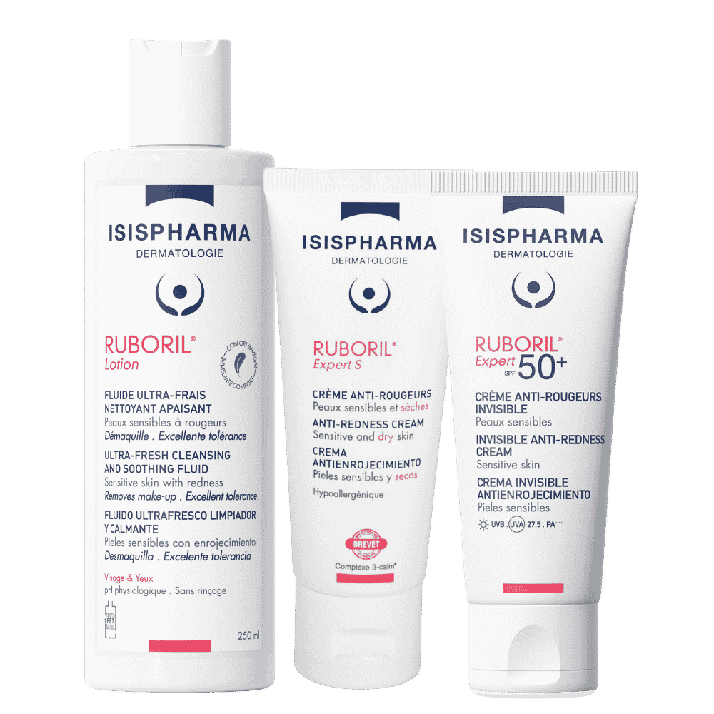 Set Anti-roseata Ten Normal-Uscat (SPF nuanta invizibil)