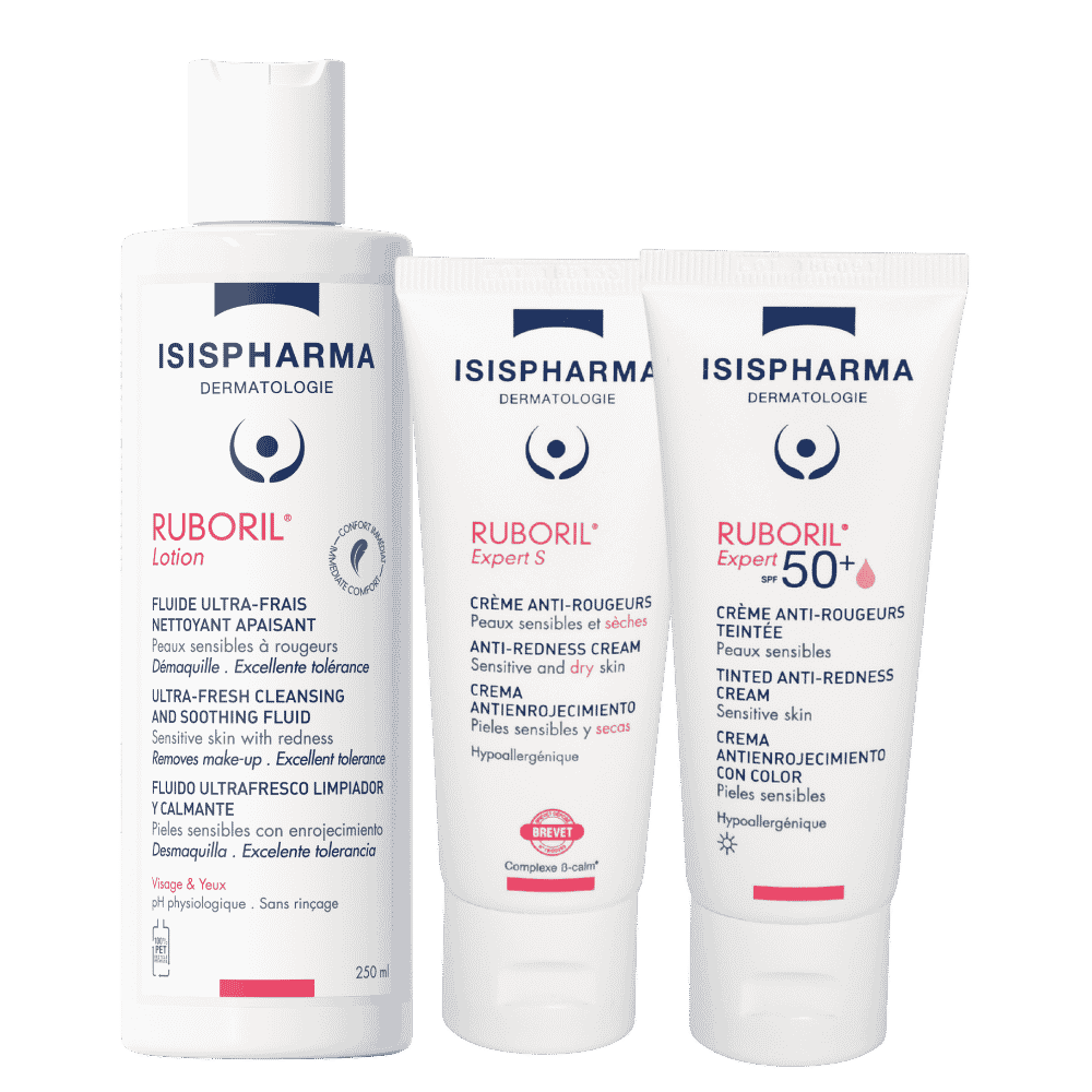 Set Anti-roseata Ten Normal-Uscat (SPF nuanta mediu)